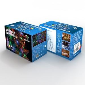 Елочная гирлянда с кольцом Neon-Night 235-079 7 нитей по 1,5 метра, цвет диодов мультиколор, не соединяется