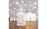 Декоративный фонарь с росой Neon-Night 513-050 белый корпус, размер 10,7х10,7х23,5 см, цвет теплый белый