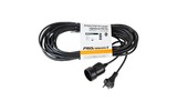 Удлинитель-шнур PROconnect 11-7114 ПВС 2х0.75, 10 м, б/з, 6 А, 1300 Вт, IP20, черный