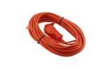 Удлинитель-шнур PROconnect 11-7109 ПВС 3х0.75, 20 м, с/з, 6 А, 1300 Вт, IP44, оранжевый
