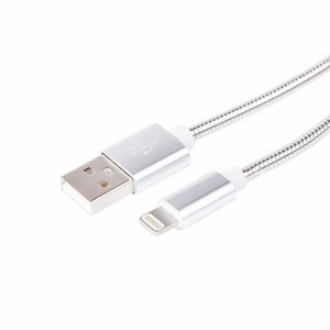 Кабель USB Rexant 18-4247 2,4А, в металлической оплетке 1.0m