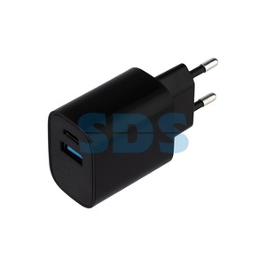 Сетевое зарядное устройство Rexant 16-0297 USB + Type-C, 5V, 2.4 A, черное