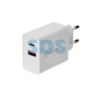 Сетевое зарядное устройство Rexant 16-0278 Type-C + USB 3.0 с Quick charge, белое