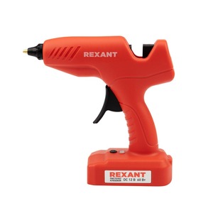 Клеевой пистолет Rexant 12-1553 Пистолет клеевой, 60 Вт, 11 мм, ЭКСПЕРТ, аккумуляторный