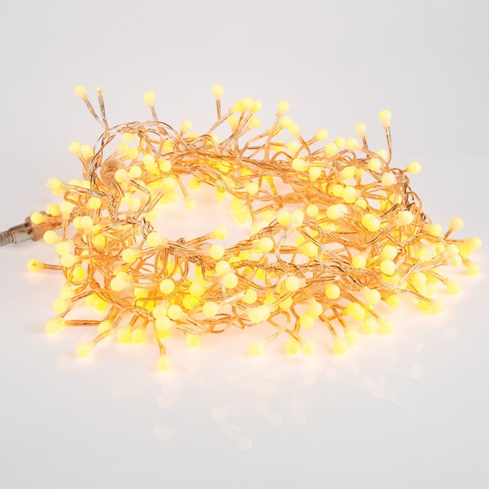 Гирлянда Мишура LED Neon-Night 303-606 3 м прозрачный ПВХ, 288 диодов, цвет ТЕПЛЫЙ БЕЛЫЙ