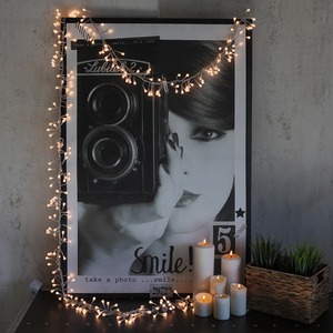 Гирлянда Мишура LED Neon-Night 303-606 3 м прозрачный ПВХ, 288 диодов, цвет ТЕПЛЫЙ БЕЛЫЙ