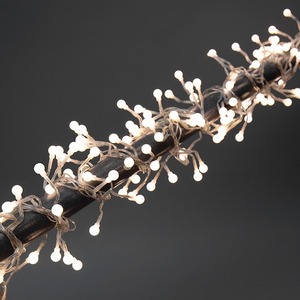 Гирлянда Мишура LED Neon-Night 303-606 3 м прозрачный ПВХ, 288 диодов, цвет ТЕПЛЫЙ БЕЛЫЙ