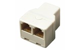 Переходник RJ11 - RJ11 Rexant 03-0032 Телефонный двойник RJ-14 (50 штук)