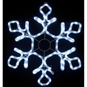 Фигура световая «Снежинка» цвет белый, размер 79х69 см  Noname 501-341
