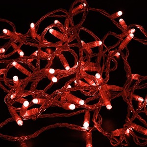 Гирлянда Нить Neon-Night 305-152 10м, постоянное свечение, прозрачный ПВХ, 24В, цвет Красный