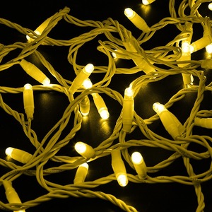 Гирлянда Нить Neon-Night 305-161 10м, постоянное свечение, белый ПВХ, 230В, цвет Жёлтый