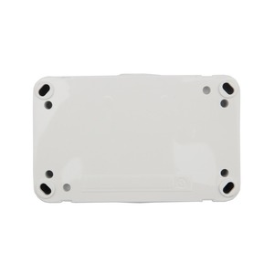 Блок из 2 розеток горизонтальный Kranz KR-78-0607 Mini OG открытой установки с заземлением, керамика, IP54 белый