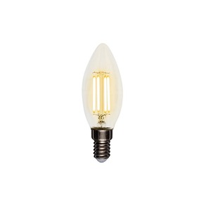 Лампа филаментная Rexant 604-083 Свеча CN35 7.5 Вт 600 Лм 2700K E14 прозрачная колба, 10шт