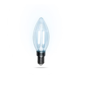 Лампа филаментная Rexant 604-092 Свеча CN35 9.5 Вт 950 Лм 4000K E14 прозрачная колба, 10шт