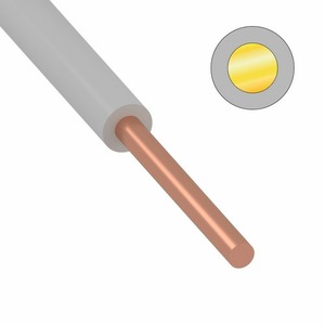 Провод ККЗ 01-8608-1 ПуВ (ПВ-1) 16 мм 100 м белый ГОСТ 31947-2012,ТУ 16-705. 501-2010