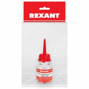 Силиконовое масло Rexant 09-3905 ПМС-400, 15 мл, носик (10 штук)