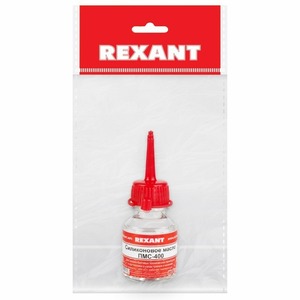 Силиконовое масло Rexant 09-3905 ПМС-400, 15 мл, носик (10 штук)