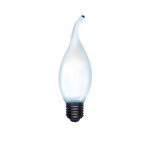 Лампа филаментная Rexant 604-116 Свеча на ветру CN37 9.5 Вт 915 Лм 4000K E27 матовая колба, 10шт