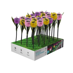 Светильник садовый Lamper 602-274 Тюльпан из Амстердама LED с солнечной панелью и аккумулятором