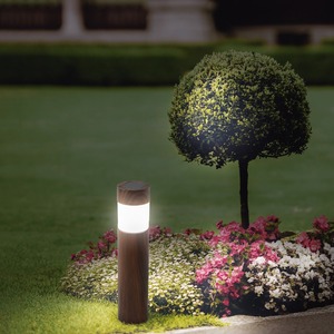 Светильник садовый Lamper 602-275 Кантри LED с текстурой дуба, с солнечной панелью и аккумулятором