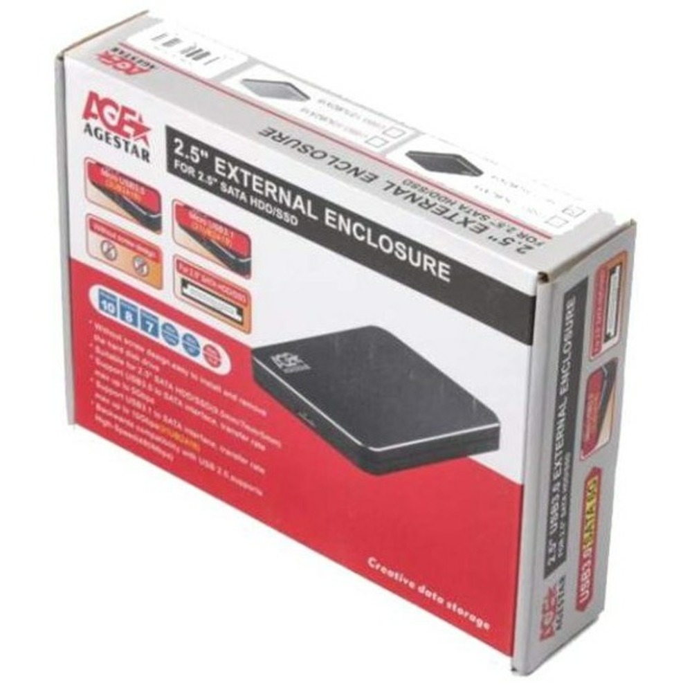 Внешний корпус USB 3.1 AgeStar 31UB2A18 (BLACK)