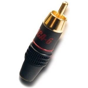 Разъем RCA Supra RCA-6 Plug Red Bulk