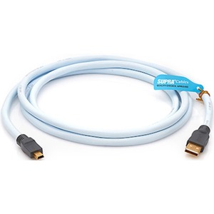 Кабель USB Supra USB 2.0 A-MINI B Blue 1.0m
