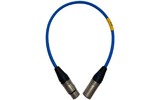 Кабель аудио XLR - XLR GS-PRO XLR3F-XLR3M blue 2.0m