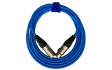 Кабель аудио XLR - XLR GS-PRO XLR3F-XLR3M blue 5.0m