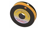 Маркер кабельный Rexant 12-6061 3,6 - 7,4 мм, цифры 0-9, (10 роликов)