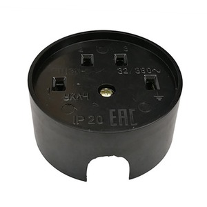 Розетка РШ Rexant 11-8525 для электрической плиты 32 А, 380 В, 3Р+РЕ (ОУ) черная