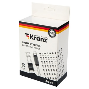 Набор отверток для точных работ Kranz KR-12-4773 40 предметов