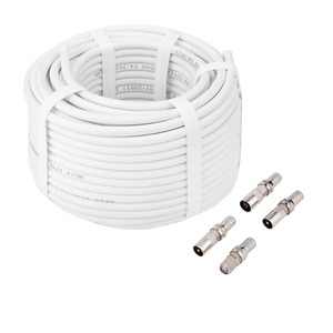 Набор Rexant 06-3093 длиной 30 метров с F-разъемами и ТВ-переходниками