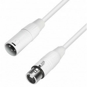 Кабель аудио XLR - XLR Adam Hall K4MMF0250-SNOW 2.5m