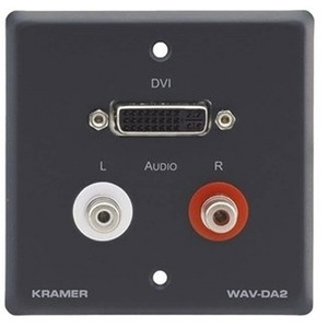 Установочная панель с разъемами DVI, HDMI Kramer WAV-DA2