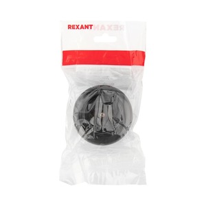 Розетка силовая 2К Rexant 11-8980 Розетка штепсельная карболитовая открытой установки б/з 16 А, черная