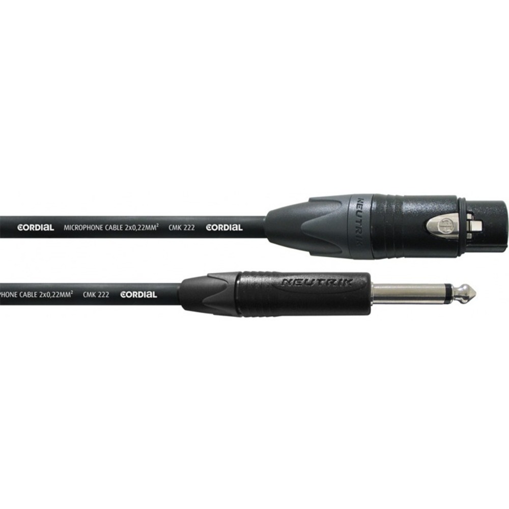Кабель аудио Jack - XLR Cordial CPM 2,5 FP 2.5m
