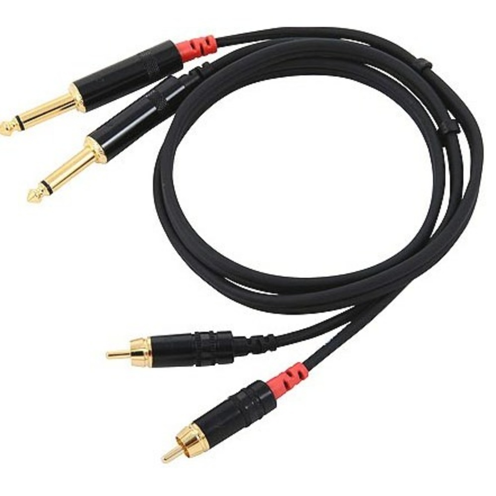 Кабель аудио Jack - RCA Cordial CFU 0.9 PC 0.9m