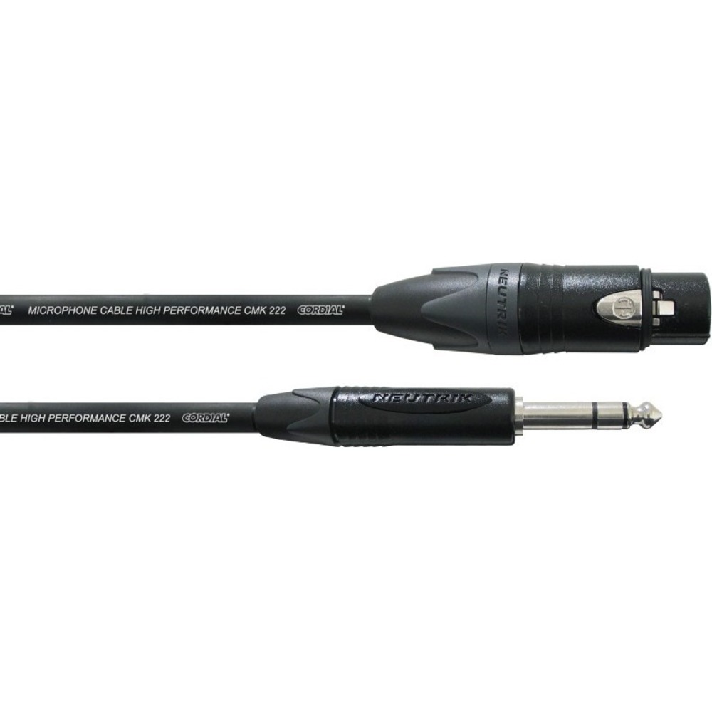 Кабель аудио Jack - XLR Cordial CPM 2.5 FV 2.5m