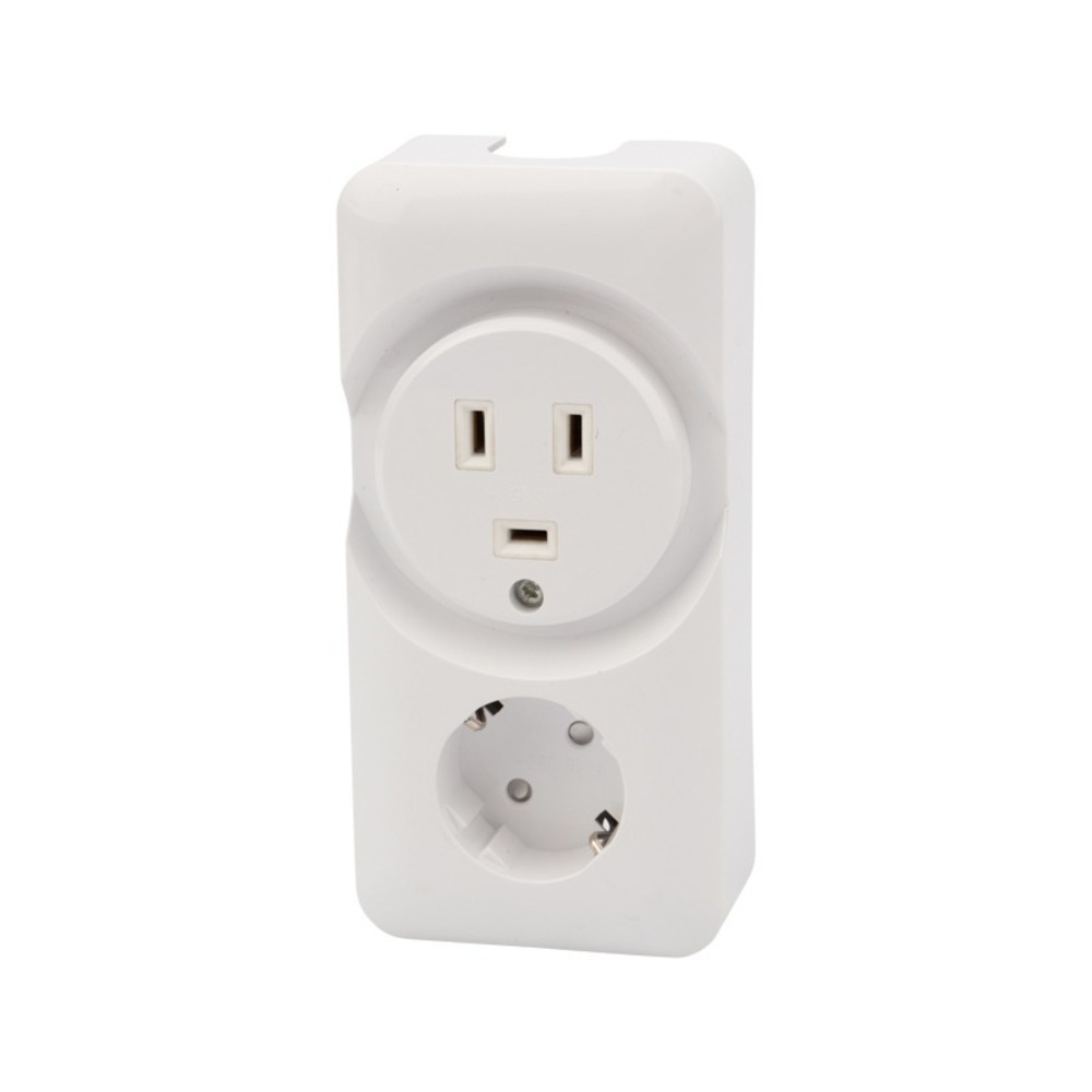 Розетка силовая 2К+З Rexant 11-8982 Розетка РШ/Евро двойная для электрической плиты