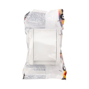 Розетка одноместная Kranz KR-78-0814 INDUSTRIAL IP54 с заземлением, о/у, белая