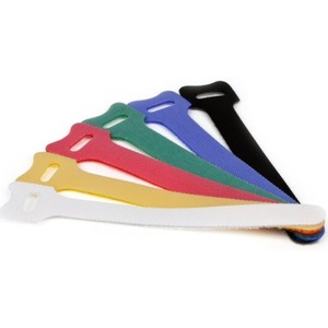 Хомут для кабеля, липучка с мягкой застежкой Hyperline WASN-150-RD-10 (10 шт.)