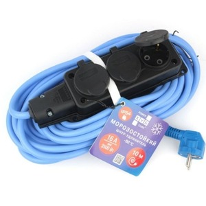 Удлинитель электрический Power Cube PC-3GF-R-10(IP)