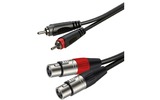 Кабель аудио RCA - XLR Roxtone RACC170/2 2.0m