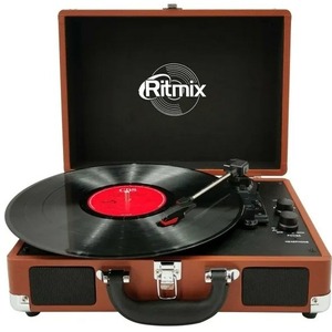 Проигрыватель виниловых дисков Ritmix LP-160B Brown