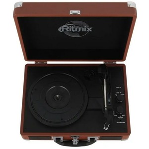 Проигрыватель виниловых дисков Ritmix LP-160B Brown