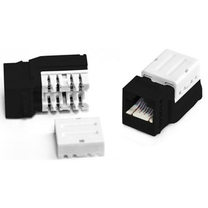 Вставка Keystone Jack Hyperline KJNE-8P8C-C5e-90-BK