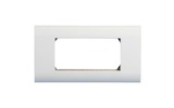 Лицевая панель 80х148 мм для 4-х модулей Hyperline FP-2M45-1-WH