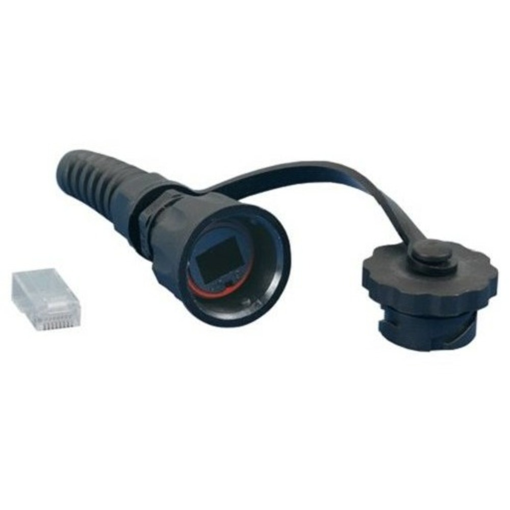 Промышленный разъем RJ-45 Hyperline PLUG-IE-8P8C-P-C5-SH