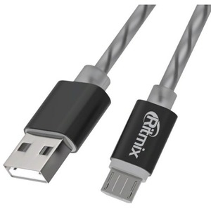 Кабель USB - MicroUSB Ritmix RCC-312 White 1.0m
